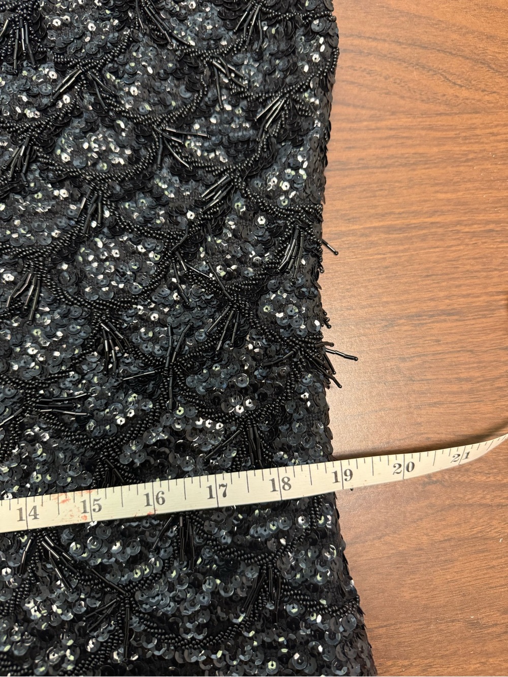 Vintage 60s/70s Black Hand-Beaded Tank Top - Women - Picture 11 of 13